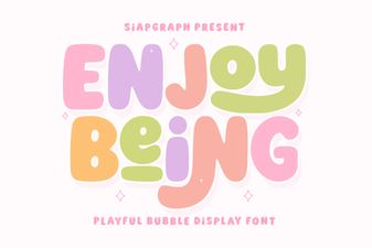 Enjoy Being Font: Creative Typography Projects