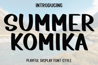 Summer Komika Font: Playful Typography for Creative Projects
