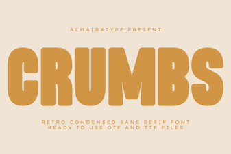 Crumbs Font: Creative Typography for Unique Design Projects