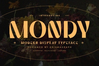 Mondy Font: Modern Typography for Creative Projects