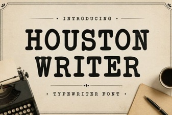 Houston Writer Font: Elegant Typography for Creative Projects